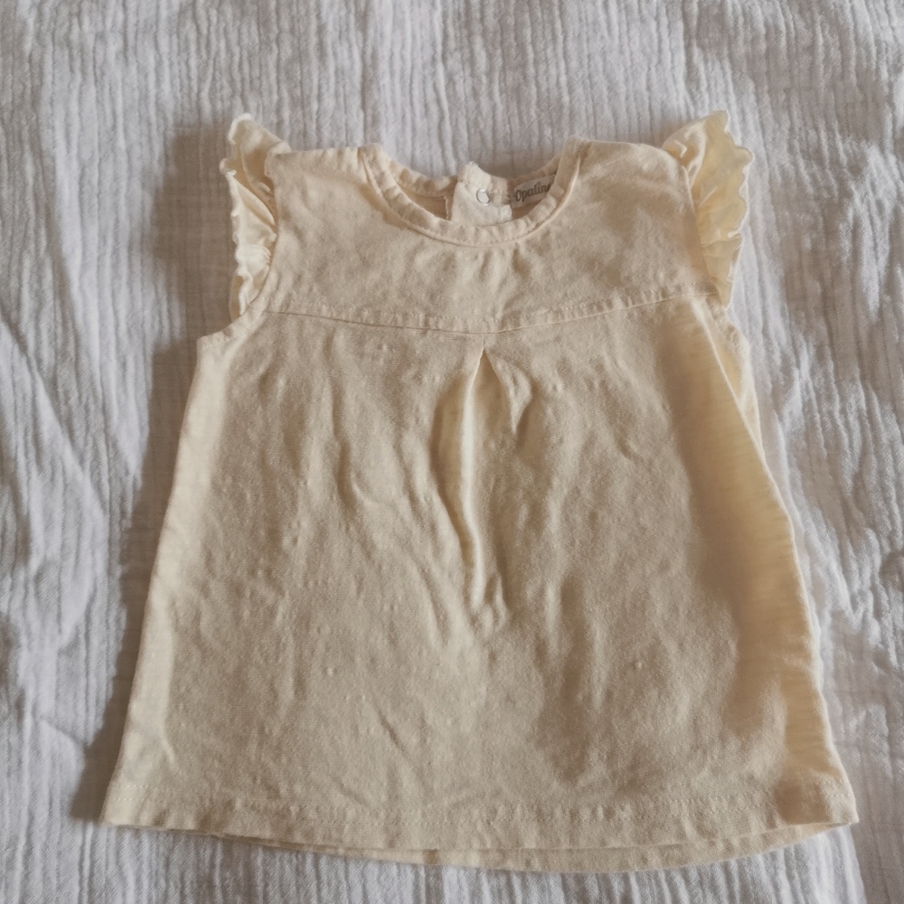 4/25 Opaline baby girl Cotton & Linen Dress